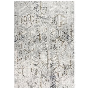 Alora Decor Spring 5'3&quot x 7'6&quot Stone/Beige/Gray/White/Brown Area Rug