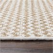 Alora Decor Harlem 3' x 5' Chevron Natural/Gray/Rust/Blue Hand-Woven Area Rug
