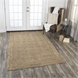 Alora Decor Emerson 9' x 12' Squares Brown/Gray/Rust/Blue Hand-Tufted Area Rug