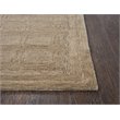Alora Decor Emerson 9' x 12' Squares Brown/Gray/Rust/Blue Hand-Tufted Area Rug