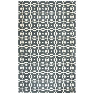 Alora Decor Holland 9' x 12' Print Grey/Beige Hand-Tufted Area Rug