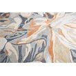 Alora Decor Lapis 9' x 12' Floral Blue/Gray/Beige/Orange Hand-Tufted Area Rug