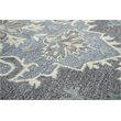 Alora Decor Cascade 9' x 12' Medallion Dk Gray/Blue Gray/Natural/Ivory Area Rug