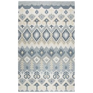 Alora Decor Cascade 9' x 12' Natural/Tan/Gray/Dk Gray Hand-Tufted Area Rug