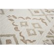 Alora Decor Lavine 10' x 13' Geometric Natural/Teal Hand-Tufted Area Rug