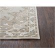 Alora Decor Cascade 9' x 12' Medallion Tan/Dk Tan/Taupe/Gray/Ivory Area Rug