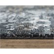 Alora Decor Elect 9' x 12' Charcoal/Blue/Brown Power-Loomed/Hybrid Area Rug
