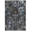 Alora Decor Elect 9' x 12' Charcoal/Blue/Brown Power-Loomed/Hybrid Area Rug