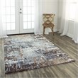 Alora Decor Elect 9' x 12' Lt. Gray/Blue/Brown Power-Loomed/Hybrid Area Rug