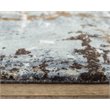 Alora Decor Elect 9' x 12' Lt. Gray/Blue/Brown Power-Loomed/Hybrid Area Rug