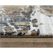 Alora Decor Elect 9' x 12' Brown/Blue/Brown Power-Loomed/Hybrid Area Rug