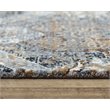Alora Decor Elect 10' x 13' Gray/Blue/Brown Power-Loomed/Hybrid Area Rug