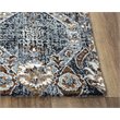Alora Decor Elect 9' x 12' Abstract Gray/Blue/Brown Power-Loomed/Hybrid Area Rug