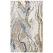 Alora Decor Flare 9' x 12' Beige/Blue/Grey/Taupe/Gold Hand-Tufted Area Rug