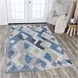 Alora Decor Geneva 10' x 13' Geometric Natural/Ivory Hand-Tufted Area Rug