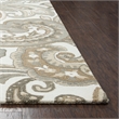 Alora Decor Makalu 10' x 13' Paisley Beige/Natural Hand-Tufted Area Rug
