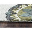 Alora Decor Milan 12' x 15' Floral Sage/Blue-Teal/Gray/Rust/Blue Area Rug