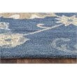 Alora Decor Napoli 12' x 15' Traditional Motifs Blue/Ivory Hand-Tufted Area Rug