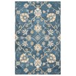 Alora Decor Napoli 12' x 15' Traditional Motifs Blue/Ivory Hand-Tufted Area Rug