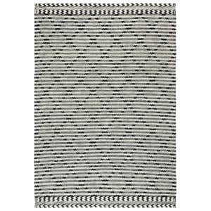 Kerala Black 5'X7'6&quot Hand Woven Jute Rug
