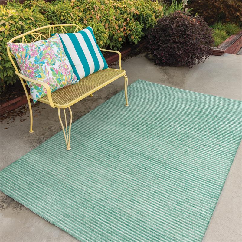 Vista Aqua Blue 5'X7'6