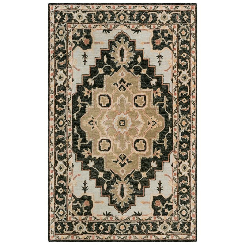 Alora Decor Conley Black 5'X7'6