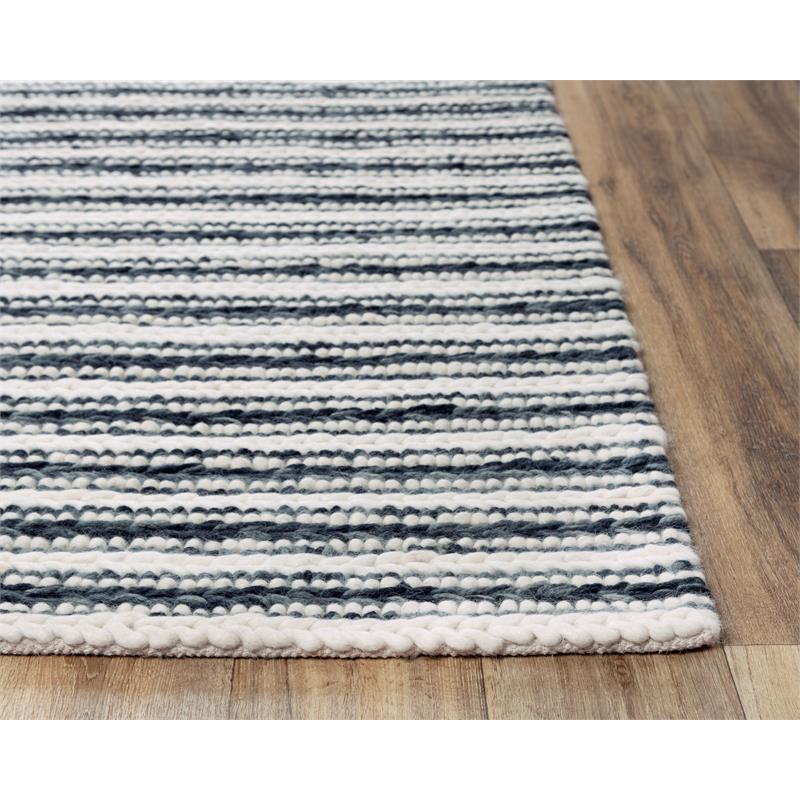 Alora Decor Kolkata Black 5'X7'6