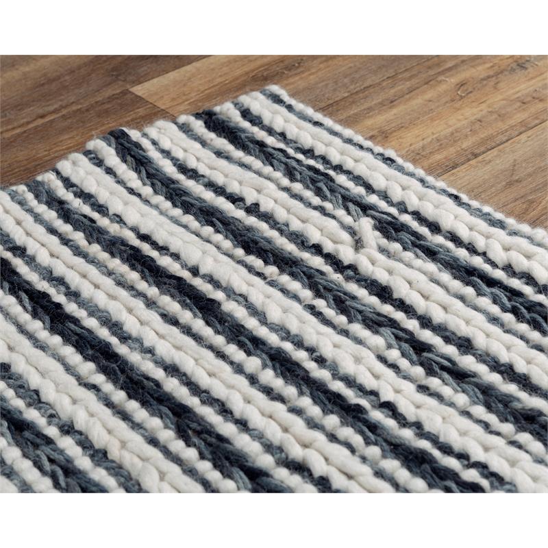 Alora Decor Kolkata Black 5'X7'6
