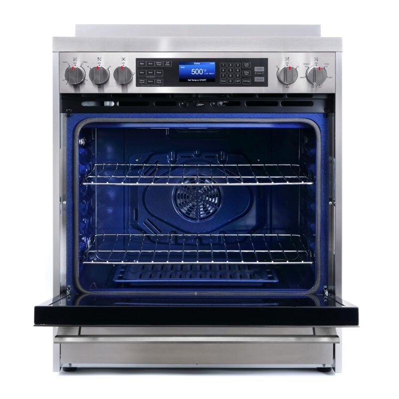 30 in. Vista Coll 5 cu. ft. Electric Ceramic Glass Range in Stainless Steel