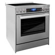 30 in. Vista Coll 5 cu. ft. Electric Ceramic Glass Range in Stainless Steel