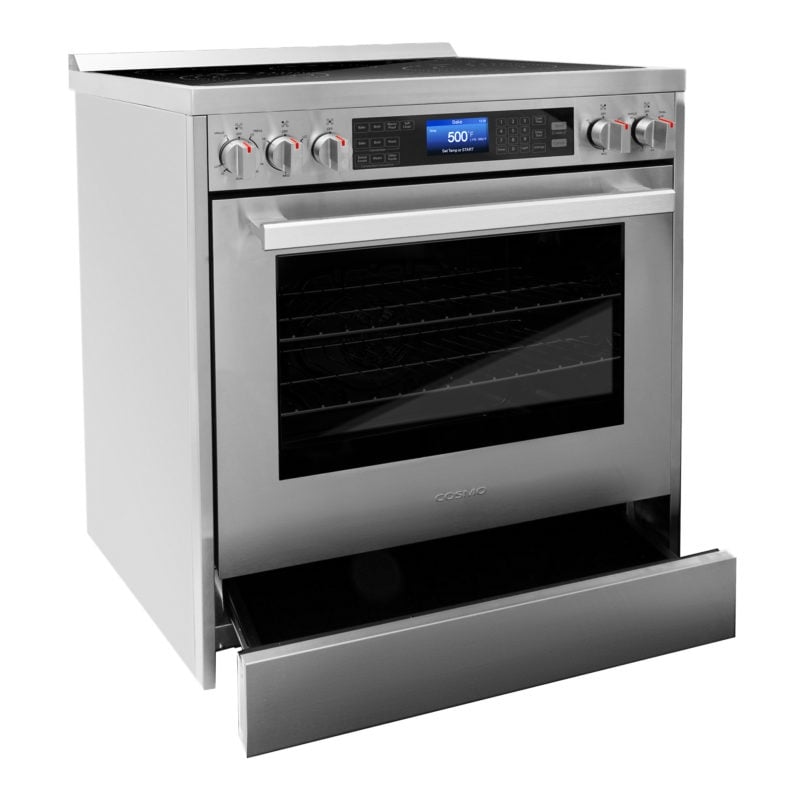 30 in. Vista Coll 5 cu. ft. Electric Ceramic Glass Range in Stainless Steel