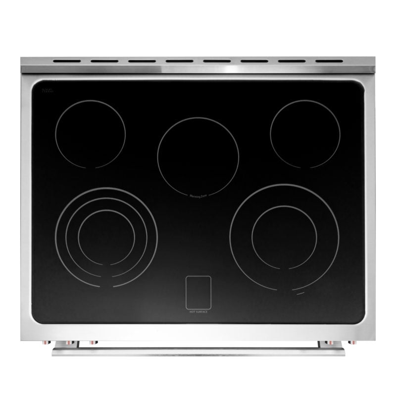 30 in. Vista Coll 5 cu. ft. Electric Ceramic Glass Range in Stainless Steel