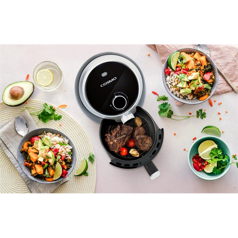2.3 Quart Electric Hot Air Fryer with Temperature Control and Timer