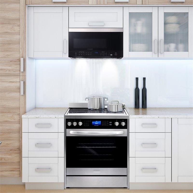 Cosmo COS-3016ORM1SS 30 in. Over-the-Range Microwave Oven with Vent Fan