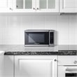 Cosmo COS-07CTMSSB 17 in. 0.7 cu. ft. Compact Countertop Microwave Oven