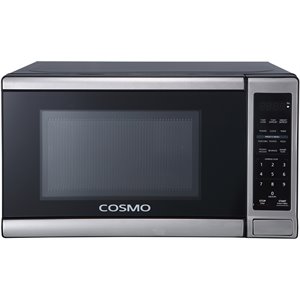 Cosmo COS-07CTMSSB 17 in. 0.7 cu. ft. Compact Countertop Microwave Oven