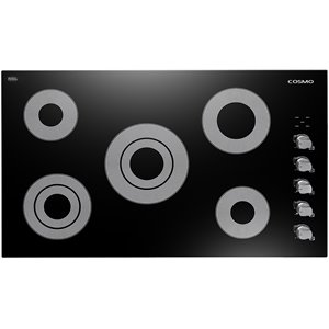 Cosmo COS-365ECC 36 in. Drop-In Electric Black Ceramic Glass Cooktop