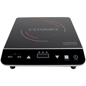 Cosmo 11.5&quot Portable Electric Induction Stainless Steel Cooktop with LED Display