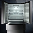 22.5 cu. ft. 4-Door French Door Refrigerator in Stainless Steel