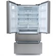 22.5 cu. ft. 4-Door French Door Refrigerator in Stainless Steel