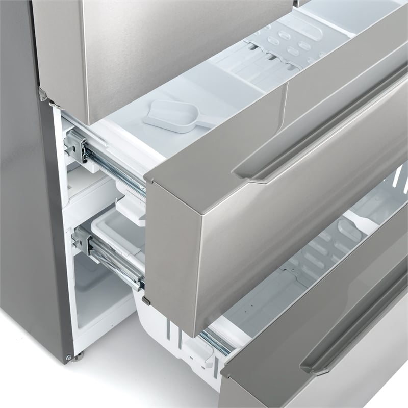 22.5 cu. ft. 4-Door French Door Refrigerator in Stainless Steel