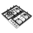 24 in. Gas Cooktop in Stainless Steel with 4 Sealed Burners