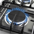 30 in. Gas Cooktop in Stainless Steel with 4 Italian Made Burners