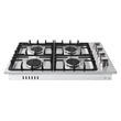 30 in. Gas Cooktop in Stainless Steel with 4 Italian Made Burners