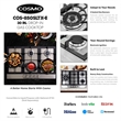 30 in. Gas Cooktop in Stainless Steel with 5 Sealed Brass Burners
