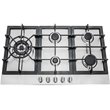 30 in. Gas Cooktop in Stainless Steel with 5 Sealed Brass Burners