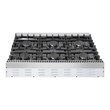 36 in. Slide-In Counter Gas Cooktop with 6 Sealed Italian Burners