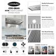 48 in. Haven Collection Ducted Under Cabinet Range Hood in Stainless Steel