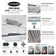 48 in. Haven Collection Ducted Under Cabinet Range Hood in Stainless Steel