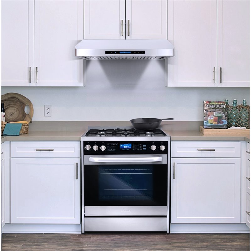 Cosmo COS-305DFSC 30 in. Dual Fuel Range with 7-Function Convection Oven